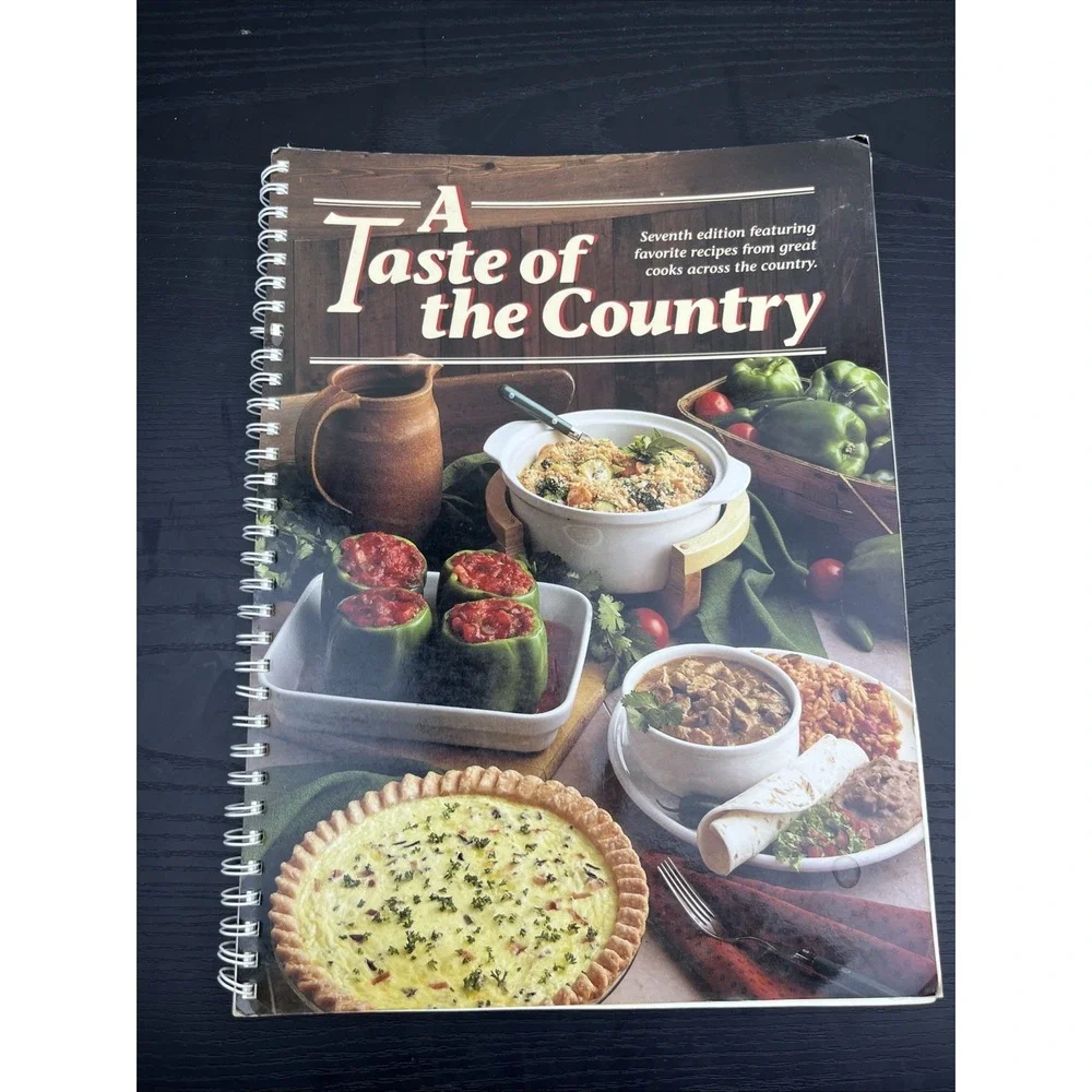 A Taste of the‎ Country Cookbook Home Style Recipes Vintage Cooking Book